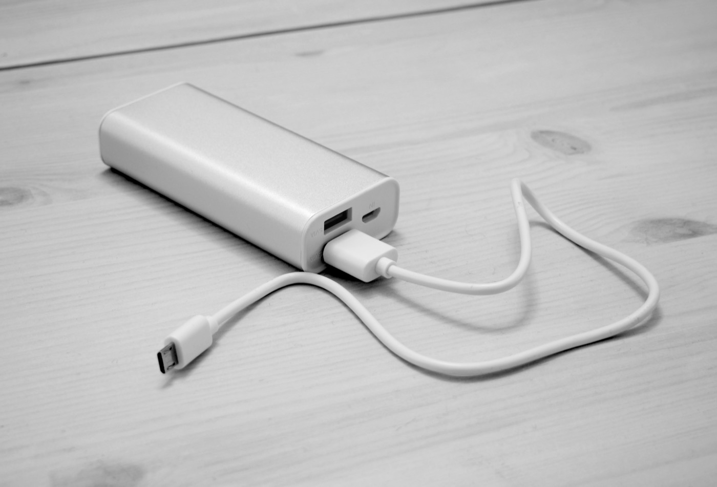 A compact USB portable power bank for charging phones and cameras on the go